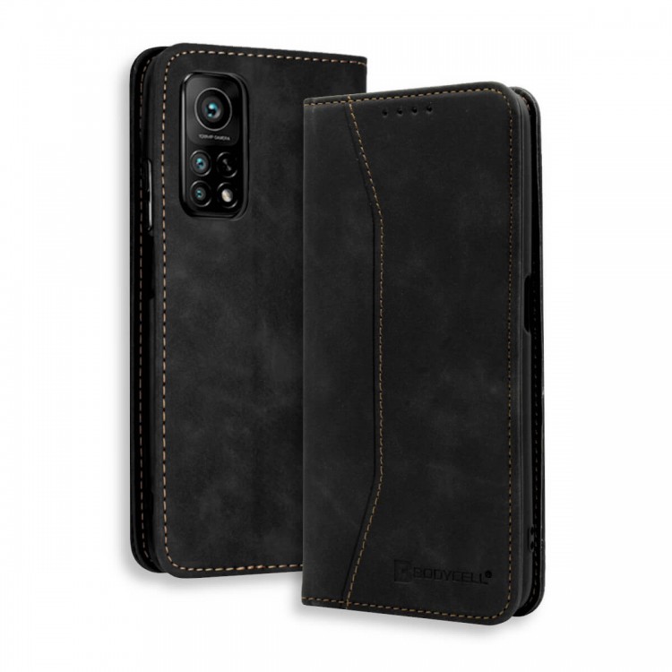 Bodycell Book Case Pu Leather Xiaomi Mi 10T/10T Pro Black