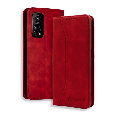 Bodycell Book Case Pu Leather Xiaomi Mi 10T/10T Pro Red