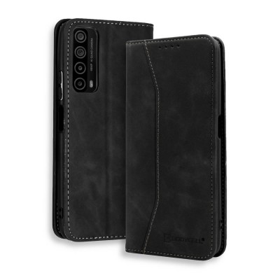 Bodycell Book Case Pu Leather Huawei P Smart 2021 Black