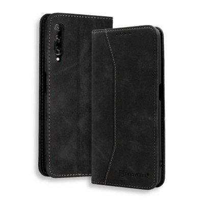 Bodycell Book Case Pu Leather Huawei P Smart Pro Black