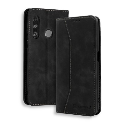 Bodycell Book Case Pu Leather Huawei P30 Lite Black