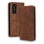 Bodycell Book Case Pu Leather Huawei P40  Brown