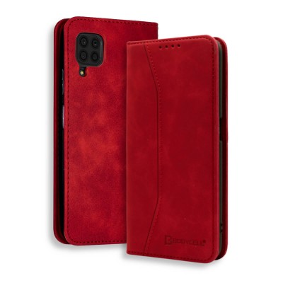 Bodycell Book Case Pu Leather Huawei P40 Lite  Red