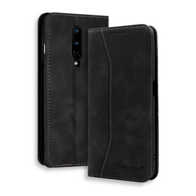 Bodycell Book Case Pu Leather OnePlus 8  Black