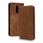 Bodycell Book Case Pu Leather OnePlus 8  Brown
