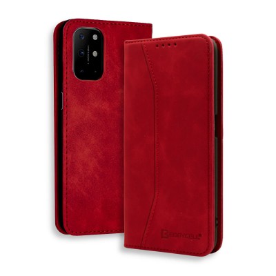 Bodycell Book Case Pu Leather OnePlus 8T Red