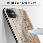 Bodycell Back Cover Wood Temp.Glass For iPhone 11
