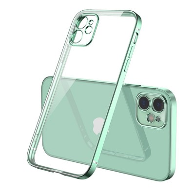 Bodycell Back Cover HD Clear For iPhone 11  Green