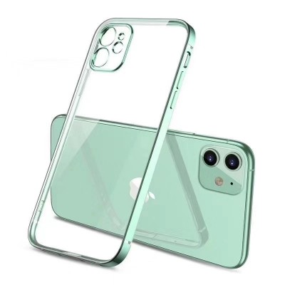 Bodycell Back Cover HD Clear For iPhone 12 mini Green