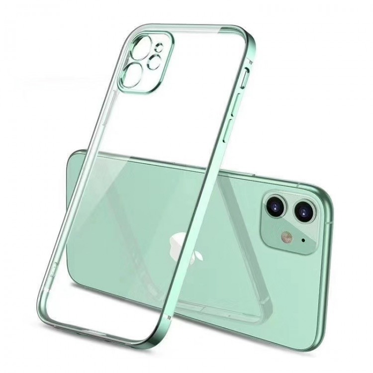 Bodycell Back Cover HD Clear For iPhone 12 mini Green