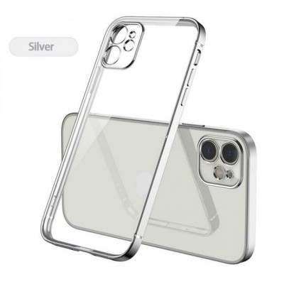 Bodycell Back Cover HD Clear For iPhone 12 mini Silver