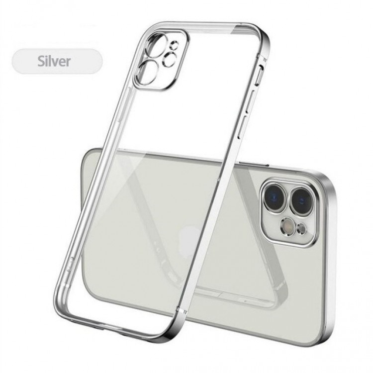 Bodycell Back Cover HD Clear For iPhone 12 mini Silver