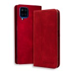 Bodycell Book Case Pu Leather Samsung A12 Red