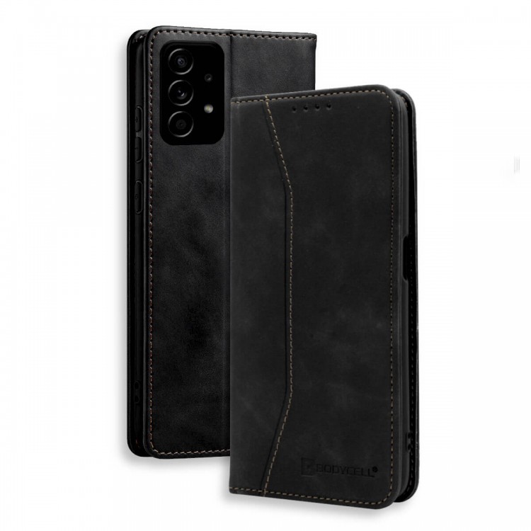 Bodycell Book Case Pu Leather Samsung A52/A52S Black