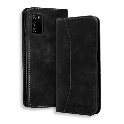 Bodycell Book Case Pu Leather Samsung A02s Black