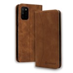 Bodycell Book Case Pu Leather Xiaomi Poco M3/Note 9 4G Brown