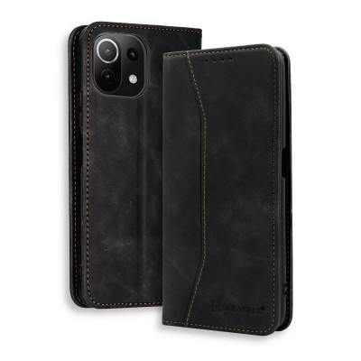 Bodycell Book Case Pu Leather Xiaomi Mi 11 Lite 4/5G Black