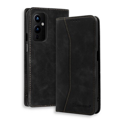 Bodycell Book Case Pu Leather OnePlus 9  Black