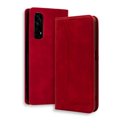 Bodycell Book Case Pu Leather Realme 7 4G Red