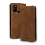 Bodycell Book Case Pu Leather Realme 7i Brown