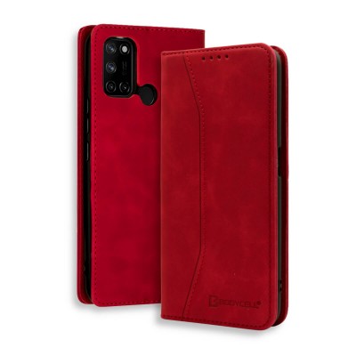 Bodycell Book Case Pu Leather Realme 7i Red