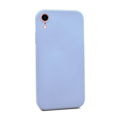 Bodycell Square Liquid Silicon Case iPhone XR Light Blue