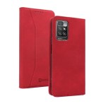 Bodycell Book Case Pu Leather Xiaomi Redmi 10/Note 11 4G Red