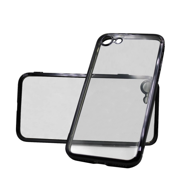 Bodycell Back Cover HD Clear For iPhone 7/8/SE Black