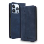 Bodycell Book Case Pu Leather iPhone 13 Pro Max Blue