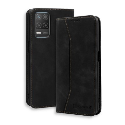 Bodycell Book Case Pu Leather Realme 8 5G Black