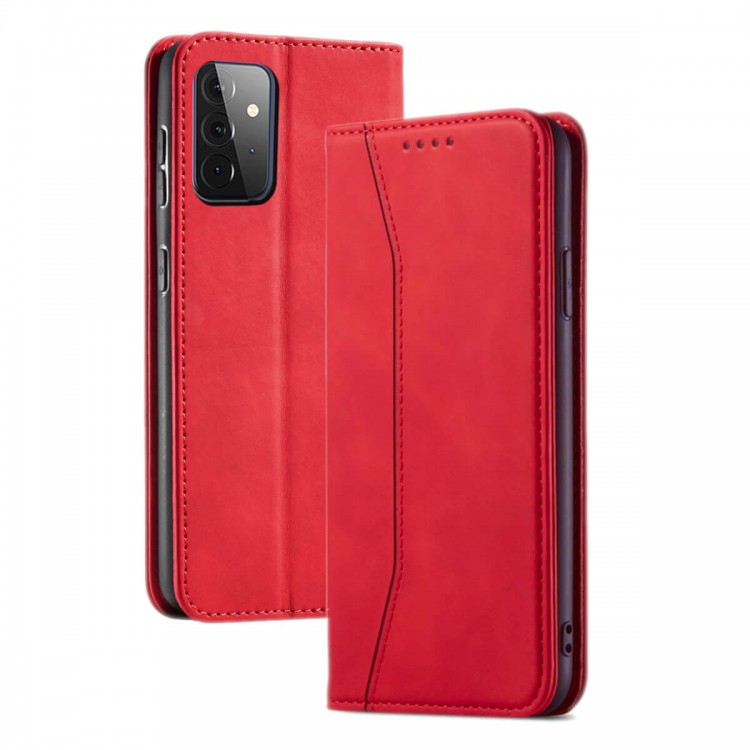 Bodycell Book Case Pu Leather Samsung A13 4G Red