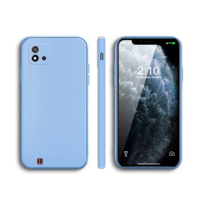 Bodycell Square Liquid Silicon Case Realme C20/C11 (2021) Light Blue