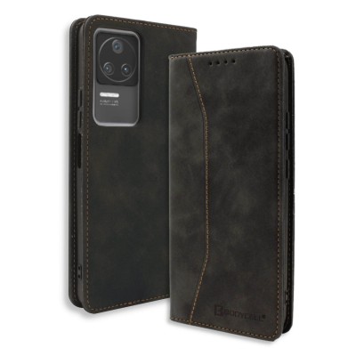 Bodycell Book Case Pu Leather Xiaomi Poco F4 5G Black