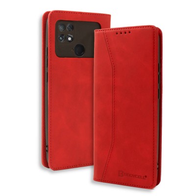 Bodycell Book Case Pu Leather Xiaomi Poco C40 Red
