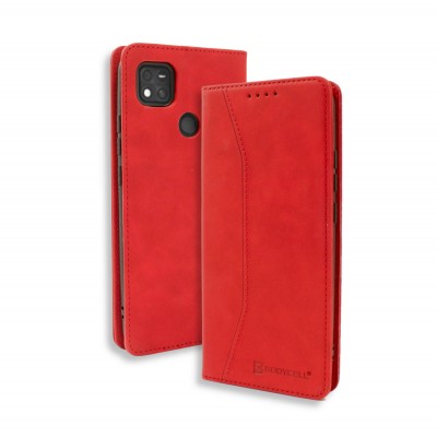 Bodycell Book Case Pu Leather Xiaomi Redmi 10A Red
