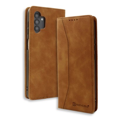 Bodycell Book Case Pu Leather Samsung A13 5G Brown