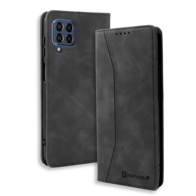 Bodycell Book Case Pu Leather Samsung M33 5G Black