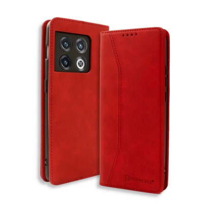 Bodycell Book Case Pu Leather Oneplus 10 Pro 5G Red