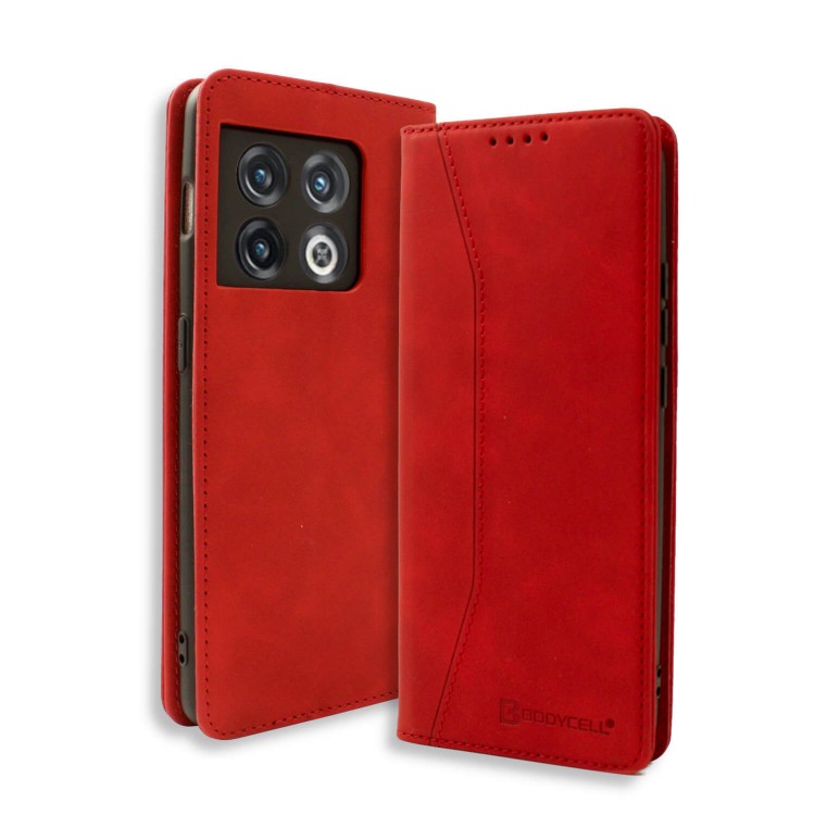 Bodycell Book Case Pu Leather Oneplus 10 Pro 5G Red