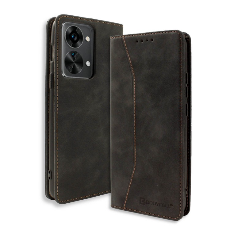 Bodycell Book Case Pu Leather Oneplus Nord 2T 5G Black