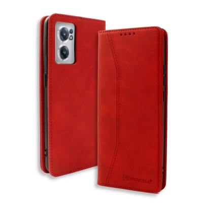 Bodycell Book Case Pu Leather Oneplus Nord CE 2 5G Red