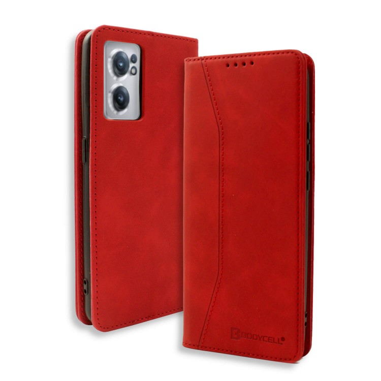 Bodycell Book Case Pu Leather Oneplus Nord CE 2 5G Red