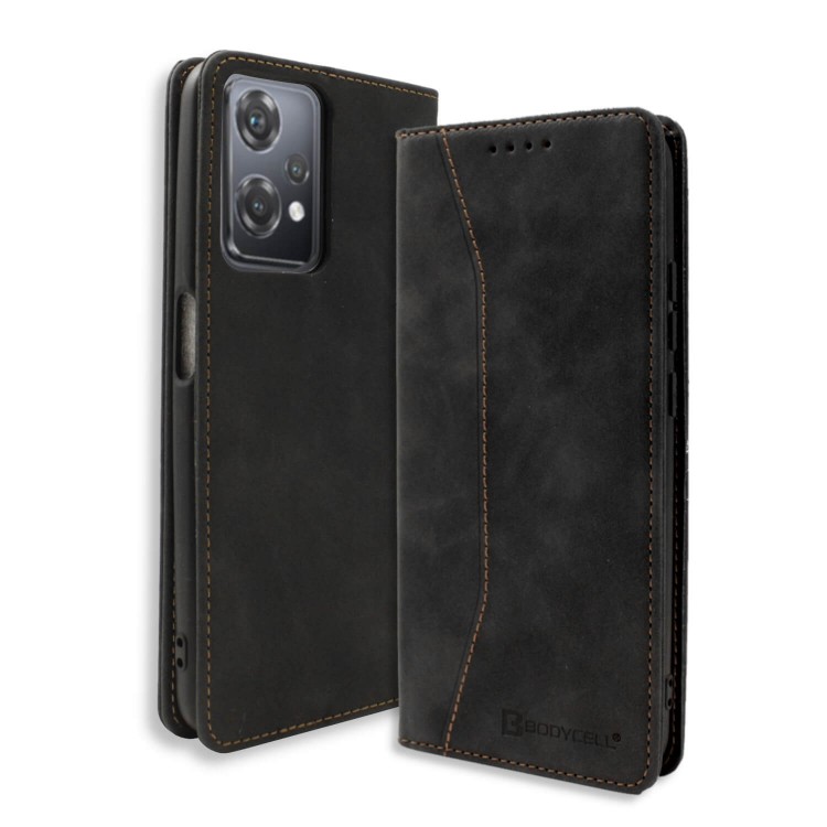Bodycell Book Case Pu Leather Oneplus Nord CE 2 Lite 5G Black