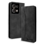 Bodycell Book Case Pu Leather Oppo Reno 8 5G Black