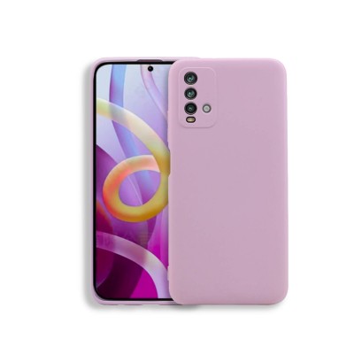 Bodycell Square Liquid Silicon Case Xiaomi Note 9 4G/Poco M3/Redmi 9T Light Violet