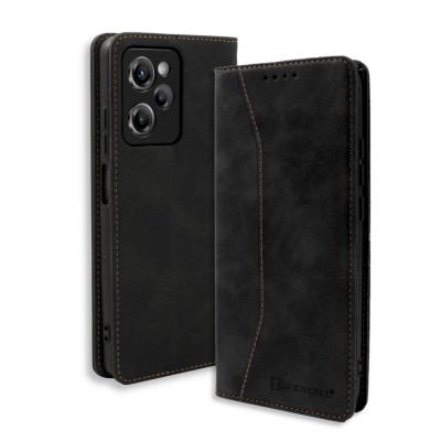 Bodycell Book Case Pu Leather Xiaomi Poco X5 Pro 5G Black