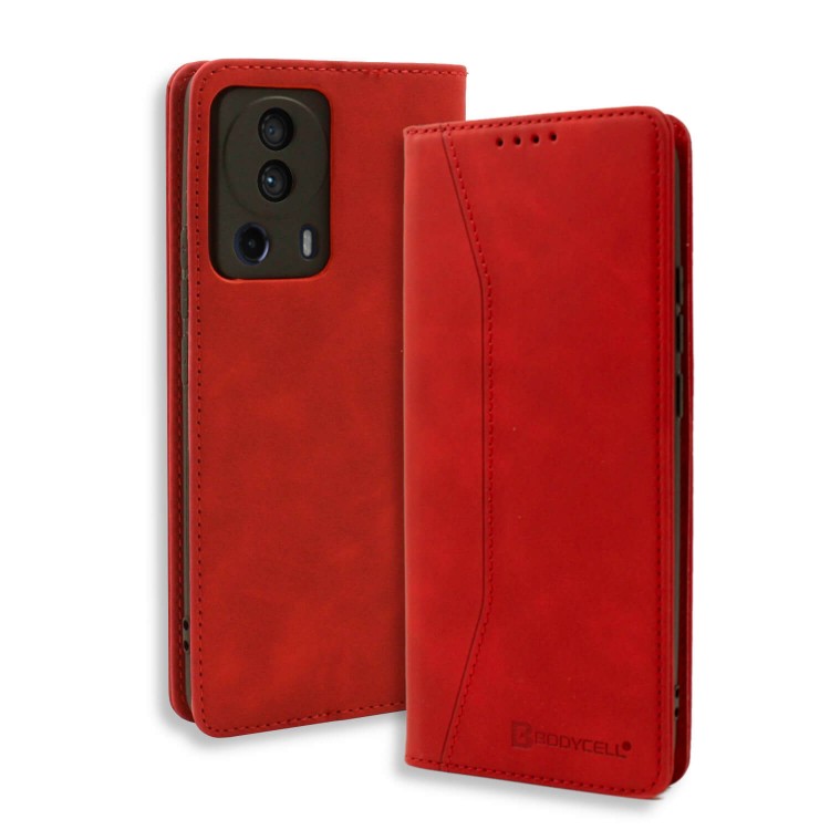 Bodycell Book Case Pu Leather Xiaomi 13 Lite 5G Red