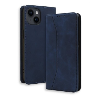 Bodycell Book Case Pu Leather iPhone 14  Blue