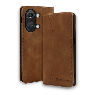 Bodycell Book Case Pu Leather OnePlus Nord 3 5G Brown