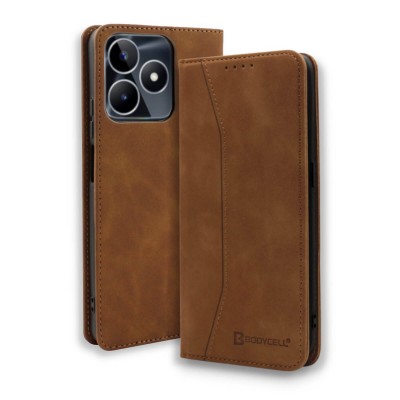 Bodycell Book Case Pu Leather Realme C53/Narzo N53 Brown